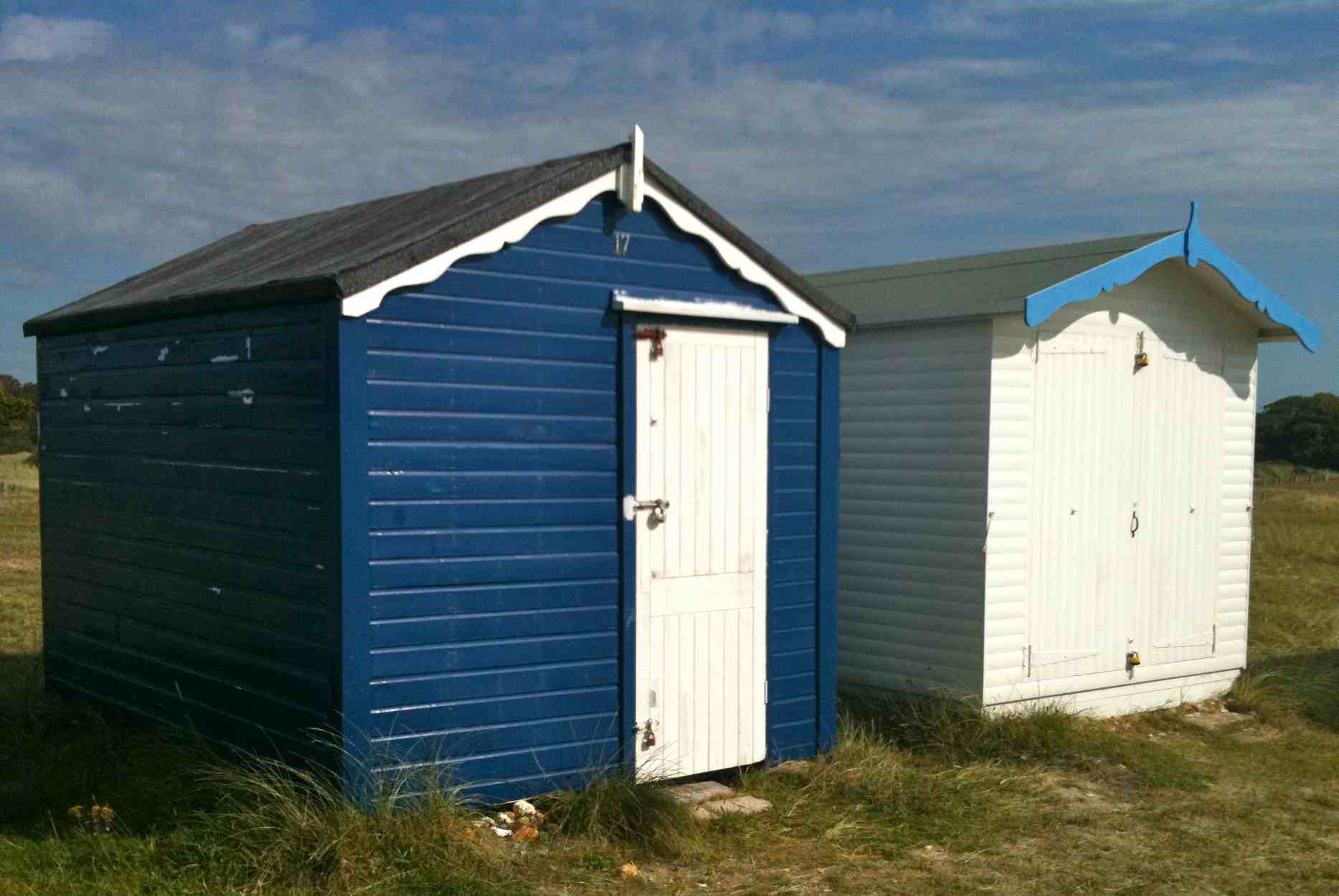 Beach huts on Hayling Island