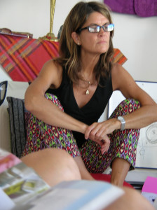 Katherine in the virtual studio